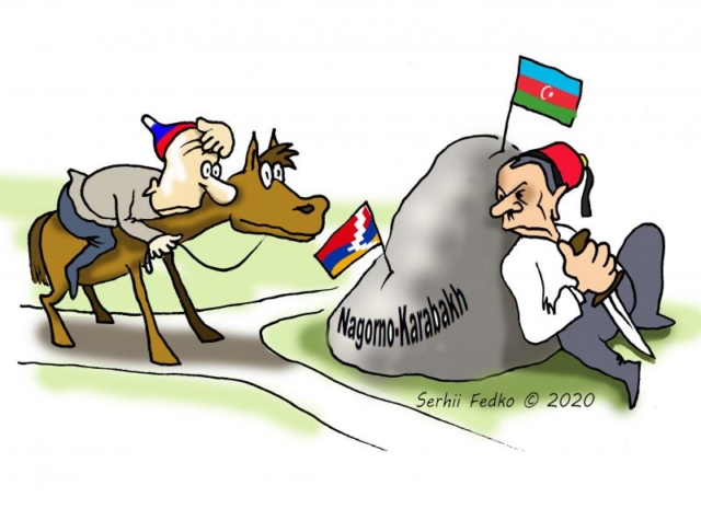 Oktober 2020, Serhii Fedko | Der Berg-Karabach-Krieg