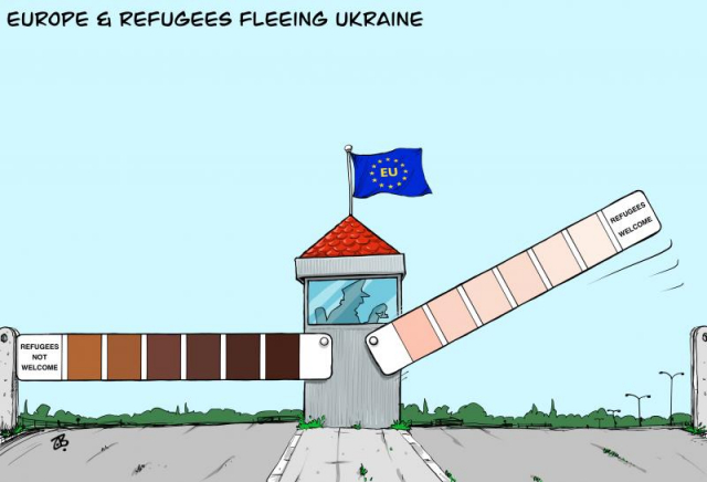 L'Europe et les réfugiés fuyant l'Ukraine