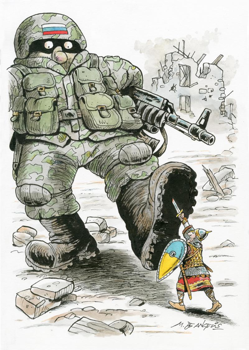 The invasion of Ukraine in press cartoons - VoxEurop