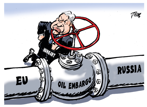 EU oil embargo Russia Viktor Orbán pipeline