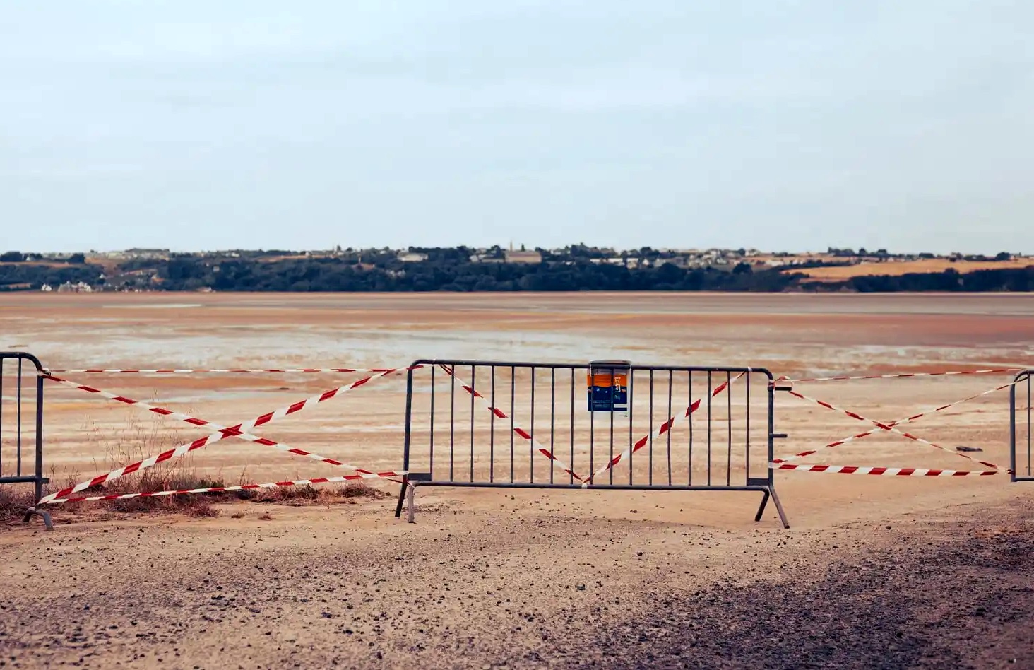 Spiaggia chiusa in Bretagna