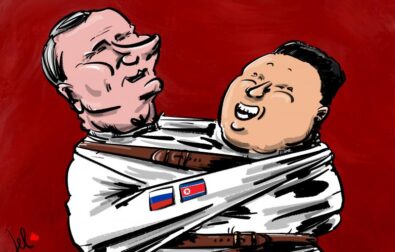 Putin Kim Jong-un Emanuele del Rosso