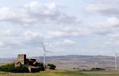 Candela in September 2023. The province of Foggia is among the ones with the most wind farms. | Photo: ©Vittoria Torsello