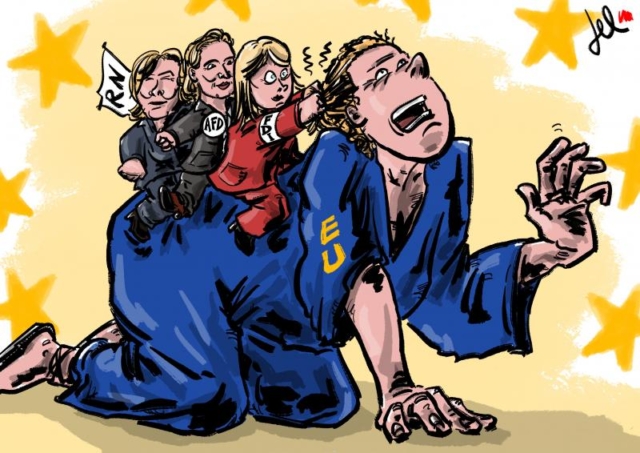 Emanuele Del Rosso Cartoon EU Elections