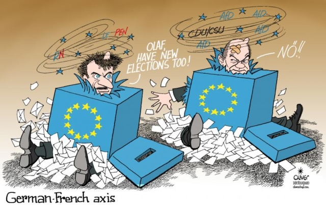 Oliver Schopf Cartoon EU Elections