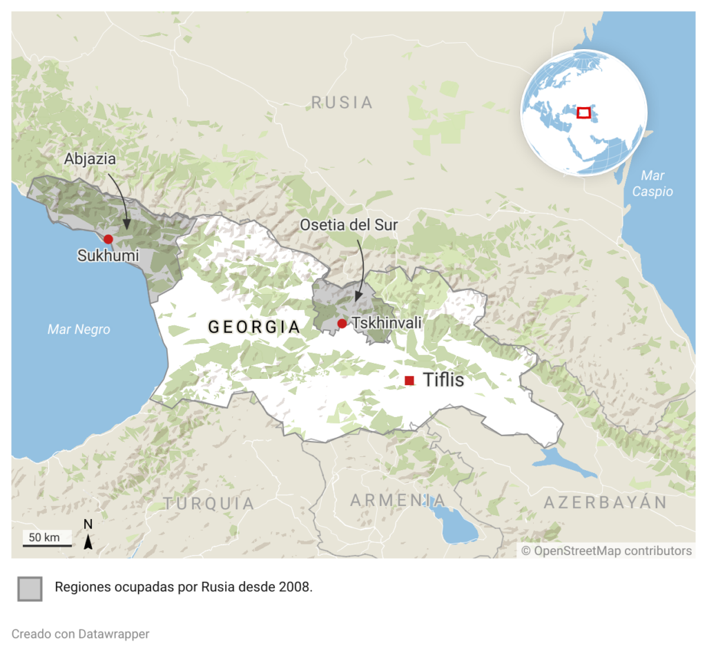 Georgia mapa