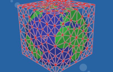 Globe terrestre réseau IA