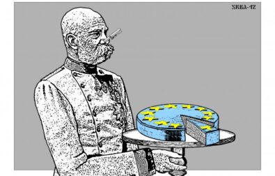 Europe Day - Sachertorte-voxeurop-Srbljanin