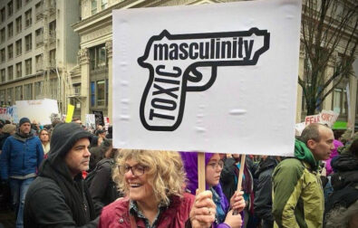 Protest in Portland, Oregon.