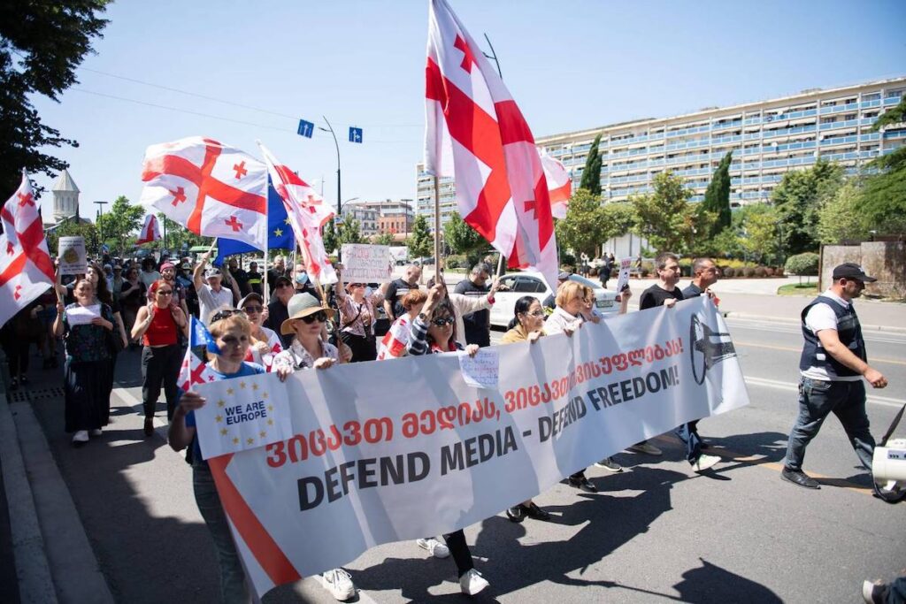 solidarity march tbilisi 06 2025 | Mariam Nikuradze