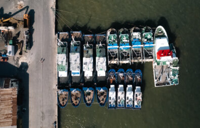 Tuna vessels moored in the main harbor of Mahajanga, north of Madagascar. | Photo: © Niccolò Natali