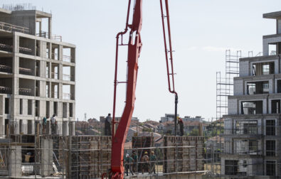 Construction site in Pristina. | Photo: ©Ferdi Limani / Kosovo 2.0