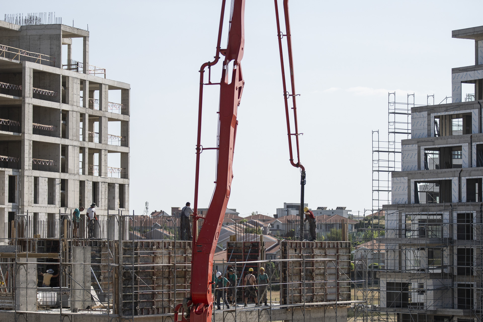 Cantiere edile a Pristina. | Foto: ©Ferdi Limani / Kosovo 2.0