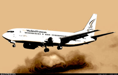 The Air Mediterranean Boeing 737-446 SX-MAT