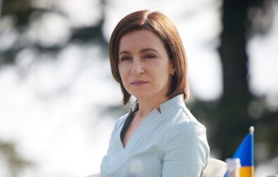 Maia Sandu at Batumi International Conference, on 19 July 2021