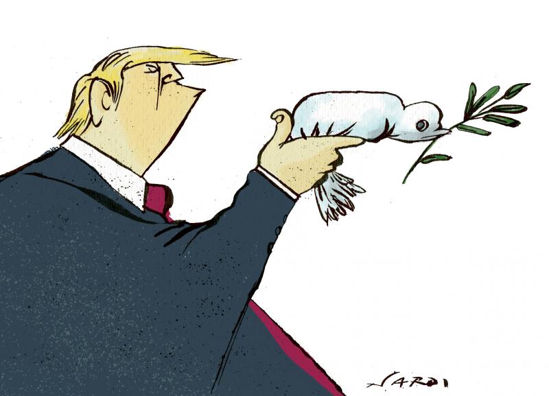 Trump peacemaker gaza Marilena Nardi