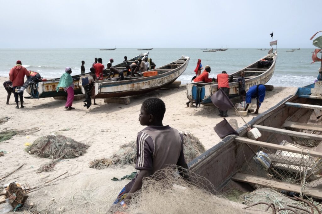 Babakar M'Baye in Banjul, The Gambia, March 2025. | Photo: ©Guy Peterson