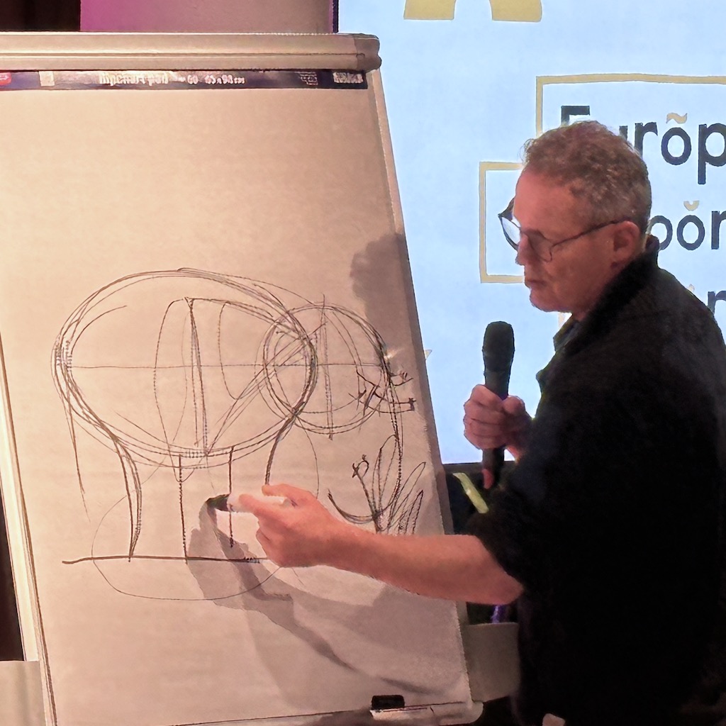 Maarten Wolterink's workshop on drawing. Photo: ©GpA