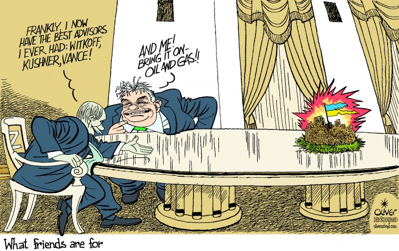 Oliver Schopf Putin Orban meeting