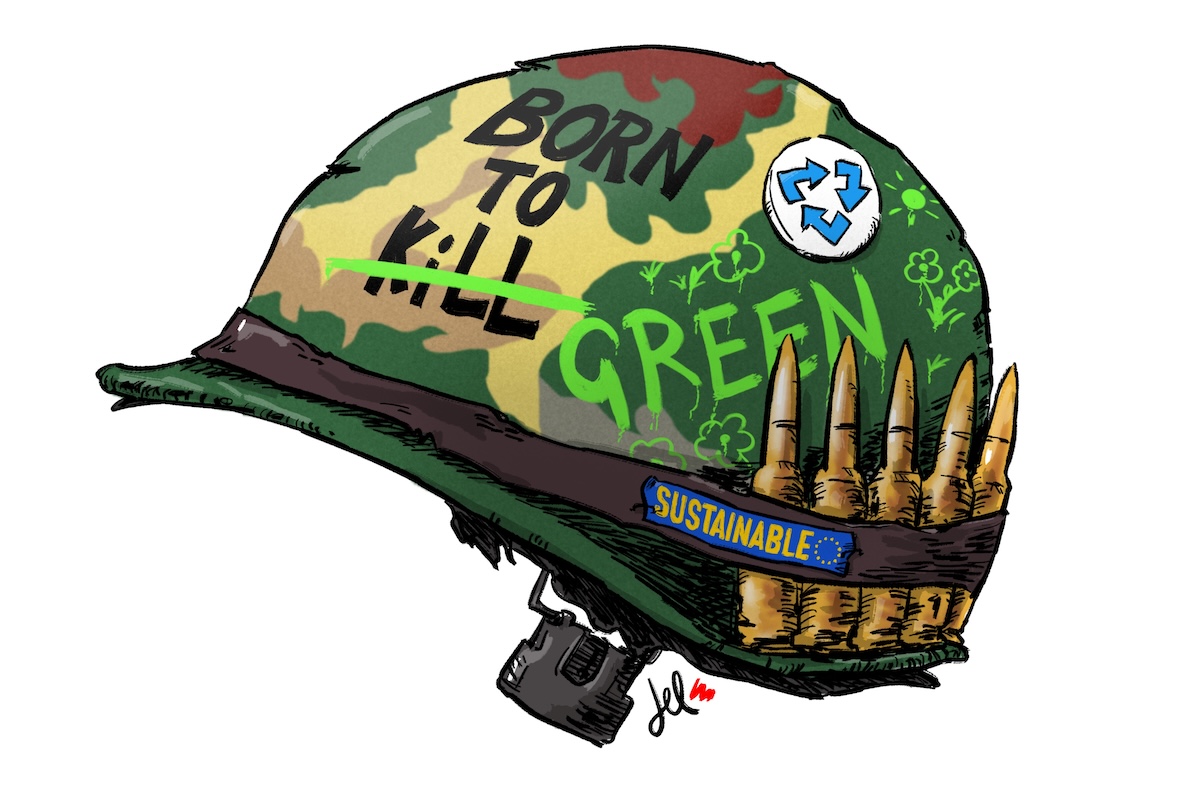 War made sustainable: how green investment funds bankroll the arms industry with EU backing