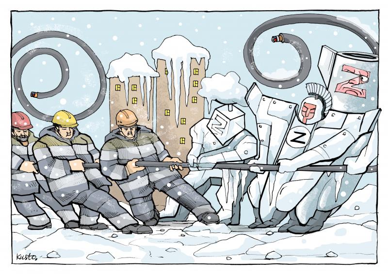 General Winter puts Ukrainians to the test