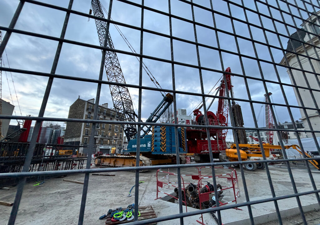 Il cantiere della futura linea 15 della metro. | Photo : ©FB