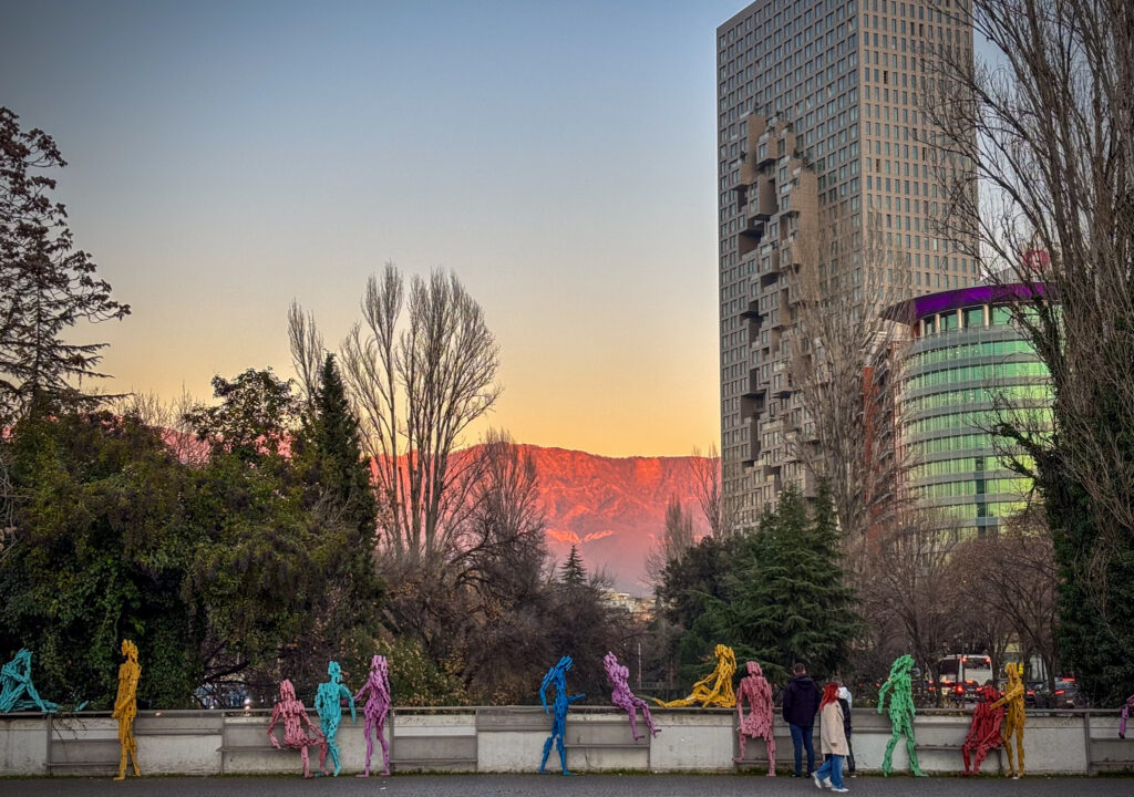 Metal sculptures in downtown Tirana | Photo: ©FB