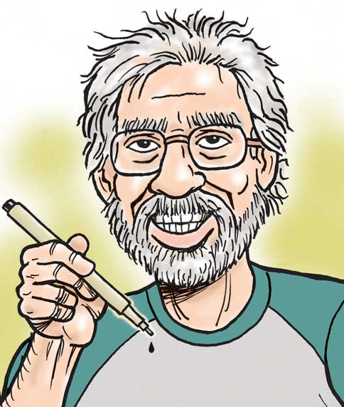 Steve Greenberg portrait Cartoon Movement