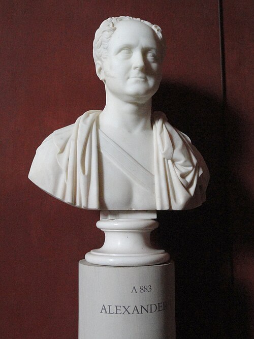 Büste von Alexander I. von Berhel Thorvaldsen (1820). | Foto: Daderot/Wikimedia
