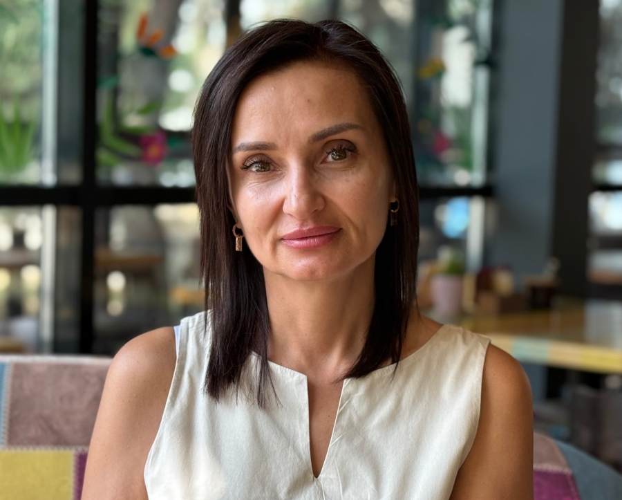 Tetiana Hasanenko, head of the Oleshky City Military Administration