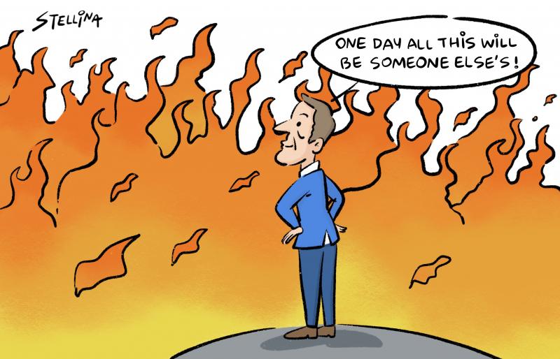 Frankreich in Flammen