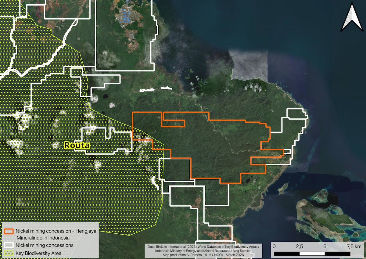 overlap between hengjaya mine and KBA Routa
